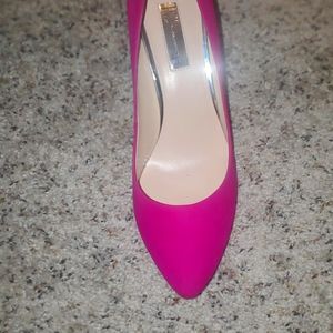 Hot pink pump. INC, 101/2